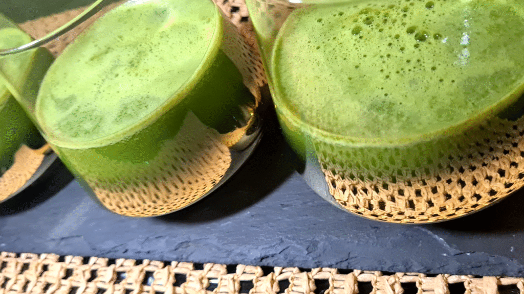 Jus vert jus detox pour l'hiver jus maison belisataweer