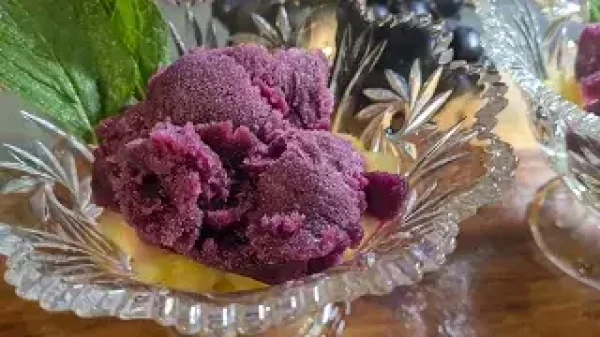 Glace aux raisins belisataweer